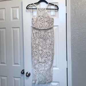 NWT midi lace dress with high neck